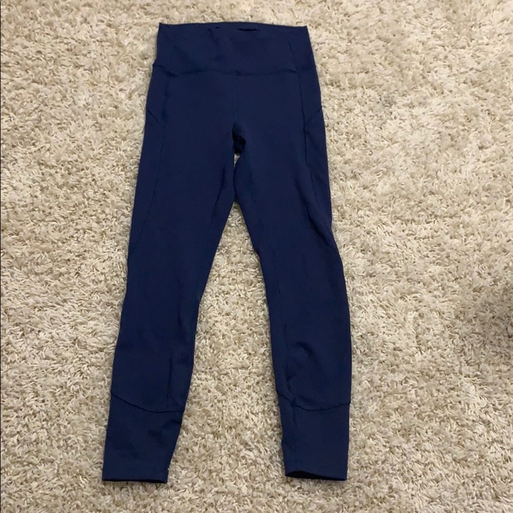 lululemon athletica Navy Blue Leggings